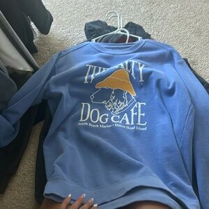 Brand new comfort colors, salty dog, café crewneck